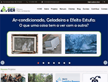 Tablet Screenshot of institutogea.org.br